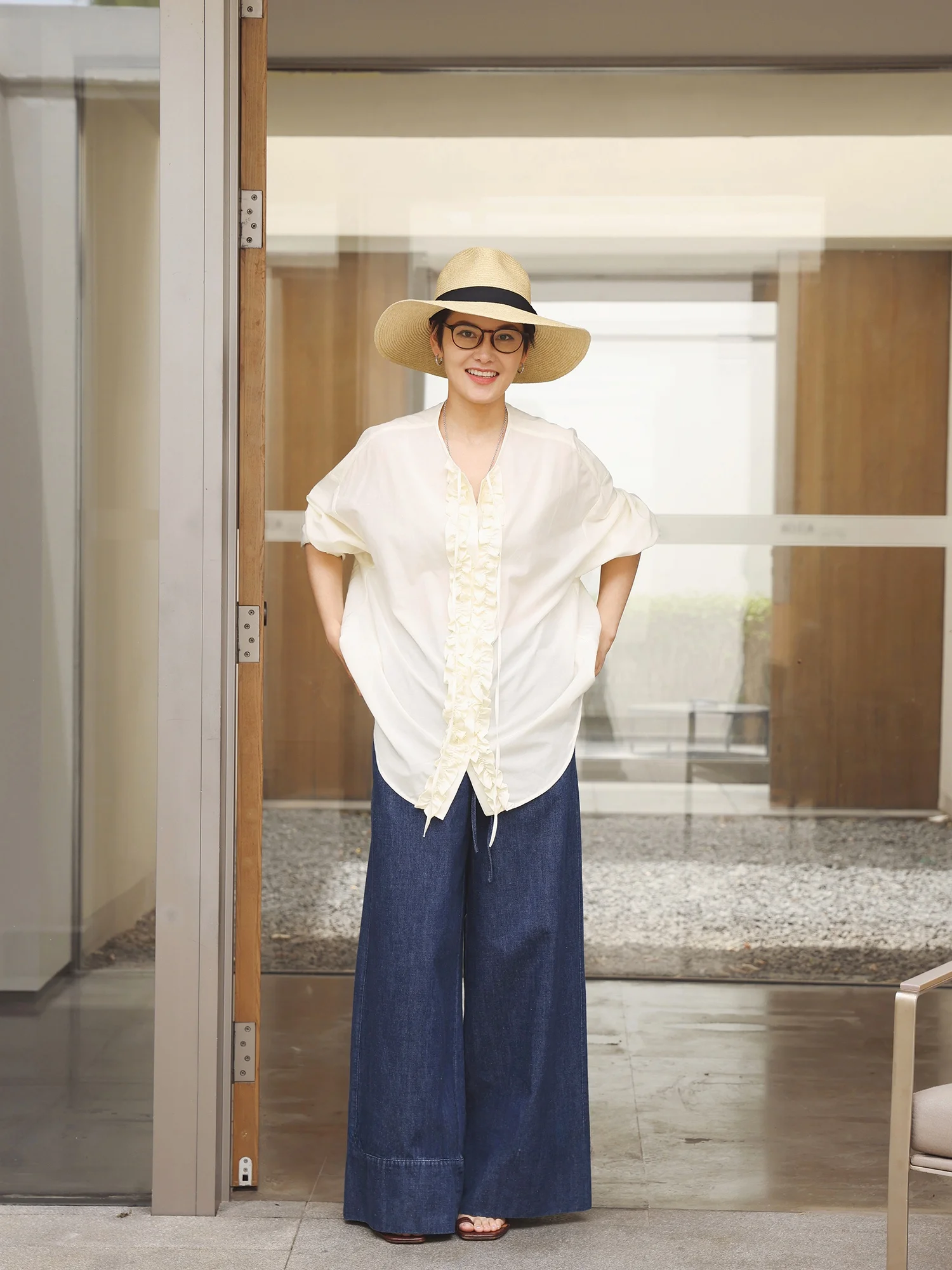 

Женская солнцезащитная одежда MsDidion Monet Lotus из шелковистого хлопка, дышащая, класса люкс, с эффектом «второй кожи», с жемчужным блеском, во французском стиле...