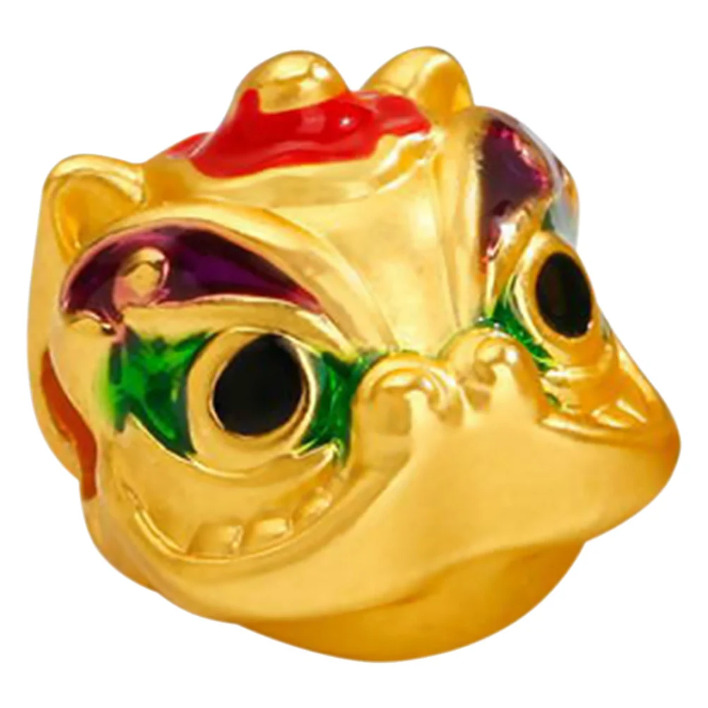 

Spacer Lion Head Bead Alloy Lightweight DIY Jewelry Making Accessory for Bracelet Necklace Hair Tie Decoration Lion Charm Beads