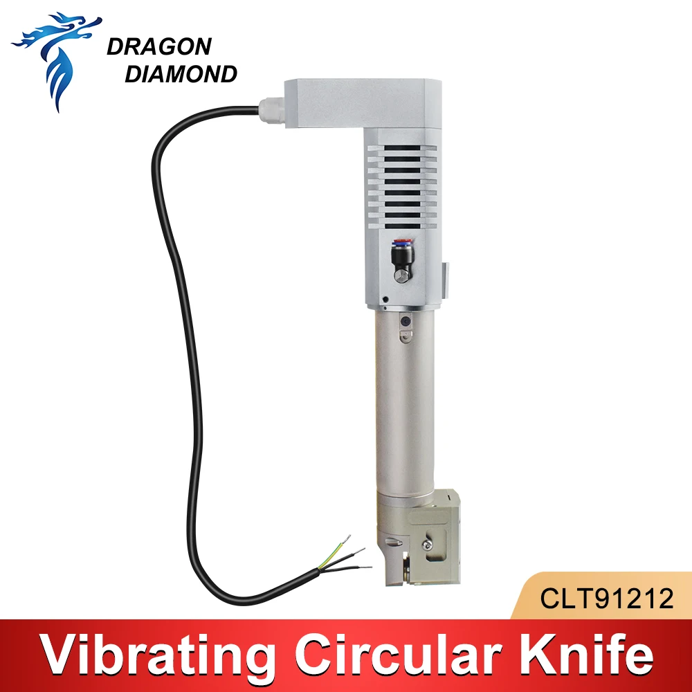 CNC Circular Vibrating Knife Tool With Base and Driver for Cutting Soft Glass Fabric Flexible Vibrating Knife CLT91212