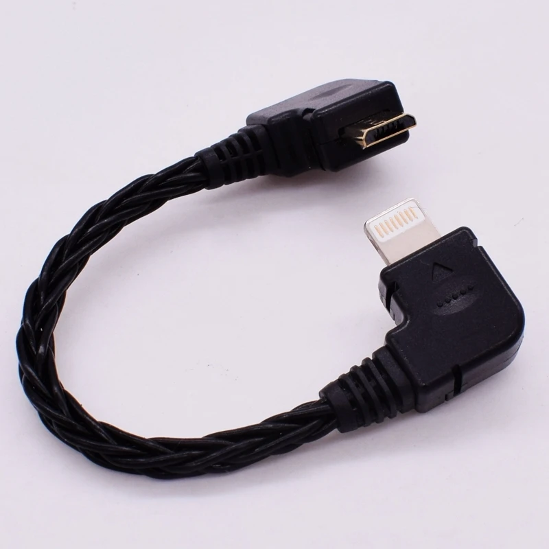 USB Type-C to Micro USB Decoding Cabe for Android Moblie Phone Connect HUGO MOJO PHA3 DSD to DAC OTG Audio Cable