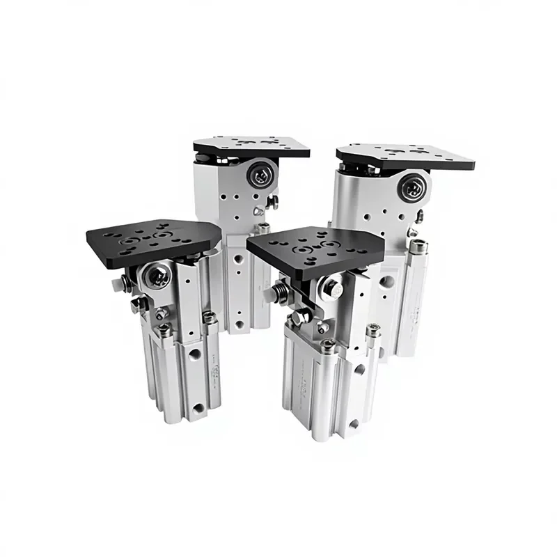 Precision Aluminum 32M30 Hydraulic Buffer Side Posture 90 Degree Rack Flip Rotary Cylinder for Industrial Automation