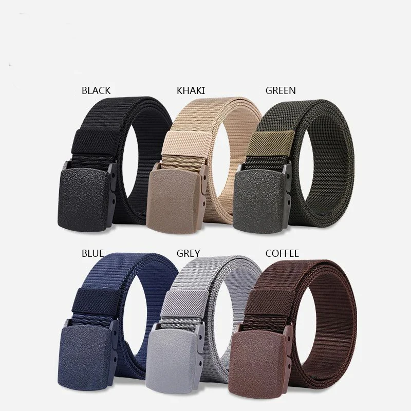 Ceinture en nylon automatique pour homme, ceinture militaire, sangle de taille masculine, armée, environnement, haute qualité