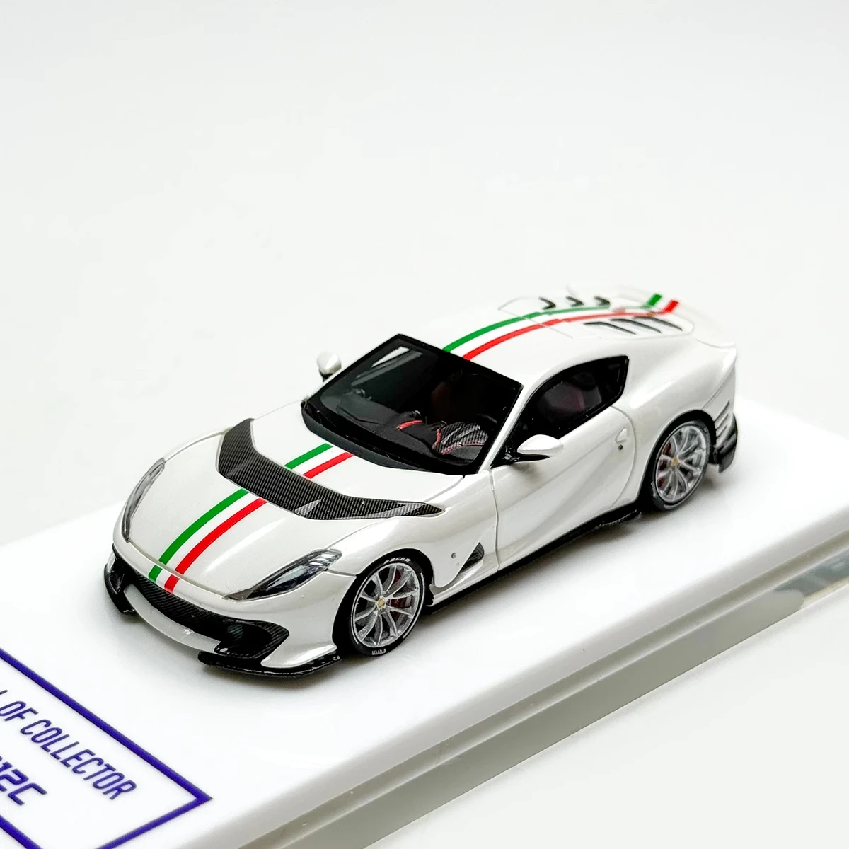 Fuelme 812 Competizione 한정판 송진 다이캐스트 모델 자동차, 어린이 장난감 선물, 1:64