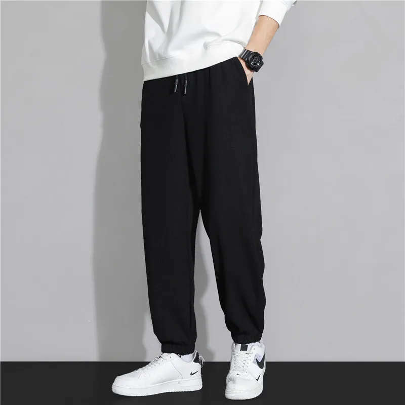 Thin Design Men Trousers Jogging Military Cargo Pants Casual Work Track Pants Summer Plus Size Joggers Men\'s Clothing Teachwear