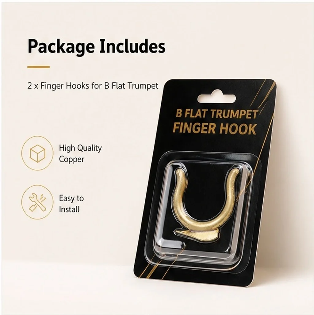 1Set High Quality Copper Trumpet Set Front and Back for B Flat Trumpet Musicians Professional Performance