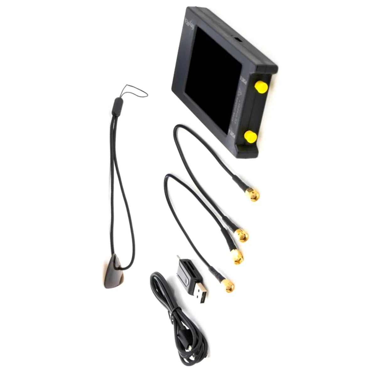 TinyPFA-Dernier Testeur d'Analyseur de Phase Morte Portable, 1M -300 MHz + Écran Tactile LCD 4 Pouces + Support de Batterie et de Boîte TimeLab