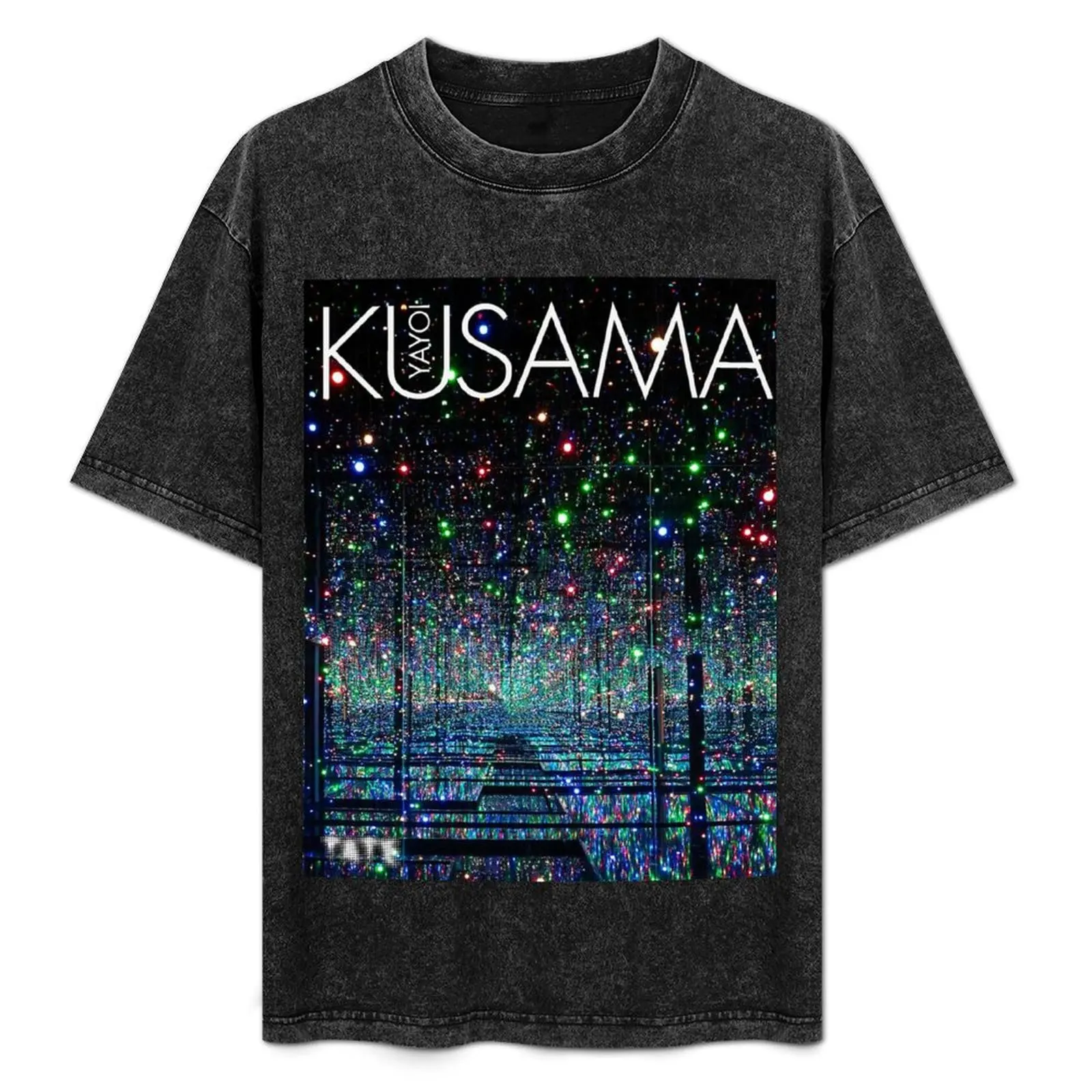 Neon Yayoi Kusama T-Shirt street wear quick drying shirts graphic tee aesthetic clothes men tshirt