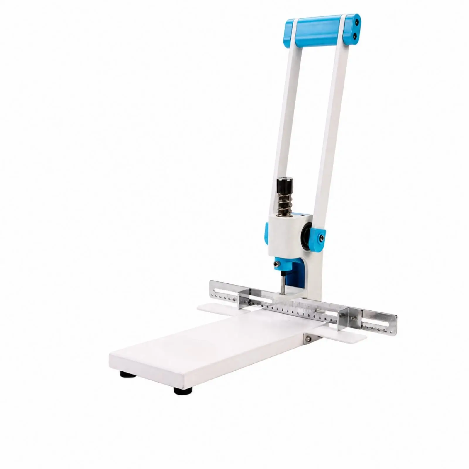 Heavy Duty Single Hole Puncher Metal Lever Action Paper Punch 300 Sheet Capacity Adjustable Alignment Guide for Office Print
