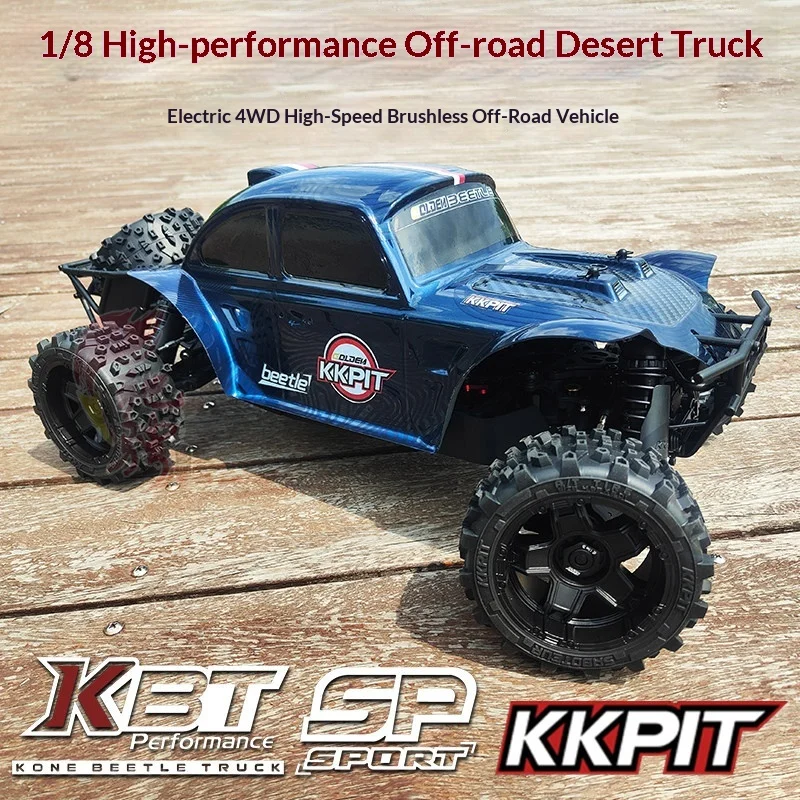 KKPIT K2 Sp Rc High Speed Remote Control Car 1 8 Scale Four Wheel Drive Brushless Electric Off Road Desert Truck Beetle Model