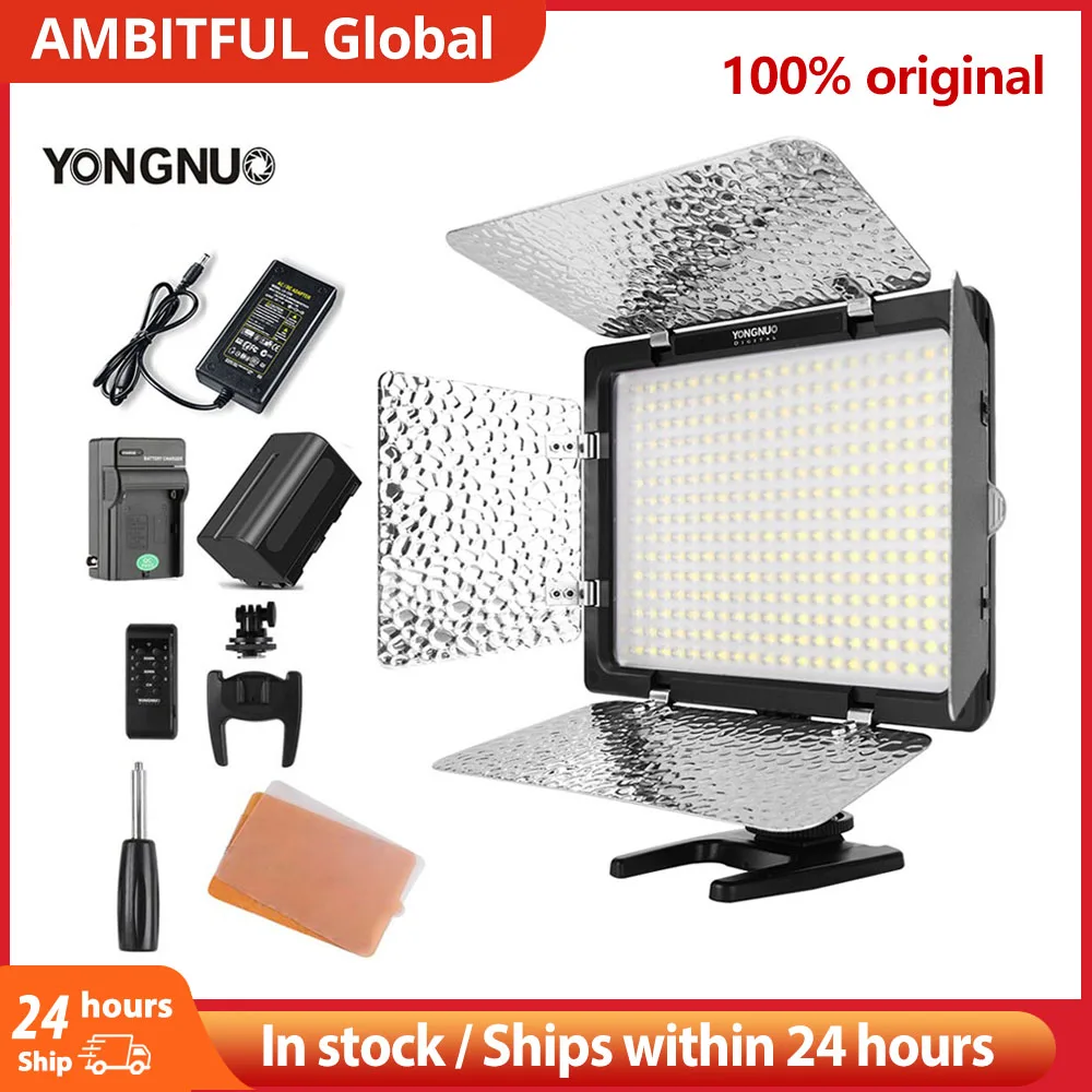 Yongnuo YN300 III YN300III 3200k-5500K CRI95 Camera Photo LED Video Light Optional with NP770 Battery+AC Power Adapter KIT