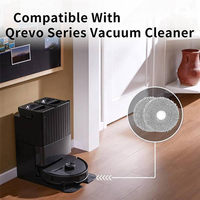 A17F-8PCS Mop Pad For Roborock Qrevo S Qrevo Slim Qrevo Master Robot Vacuum Cleaner Mop Cloth Replacement Parts