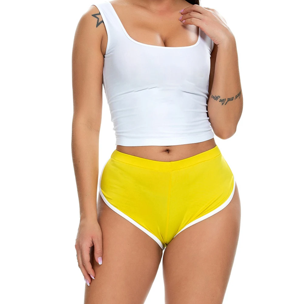 Botín pantalones cortos casuales para mujer entrenamiento activo Fitness gimnasio señoras Push Up Slim Fit deportes anticelulitis