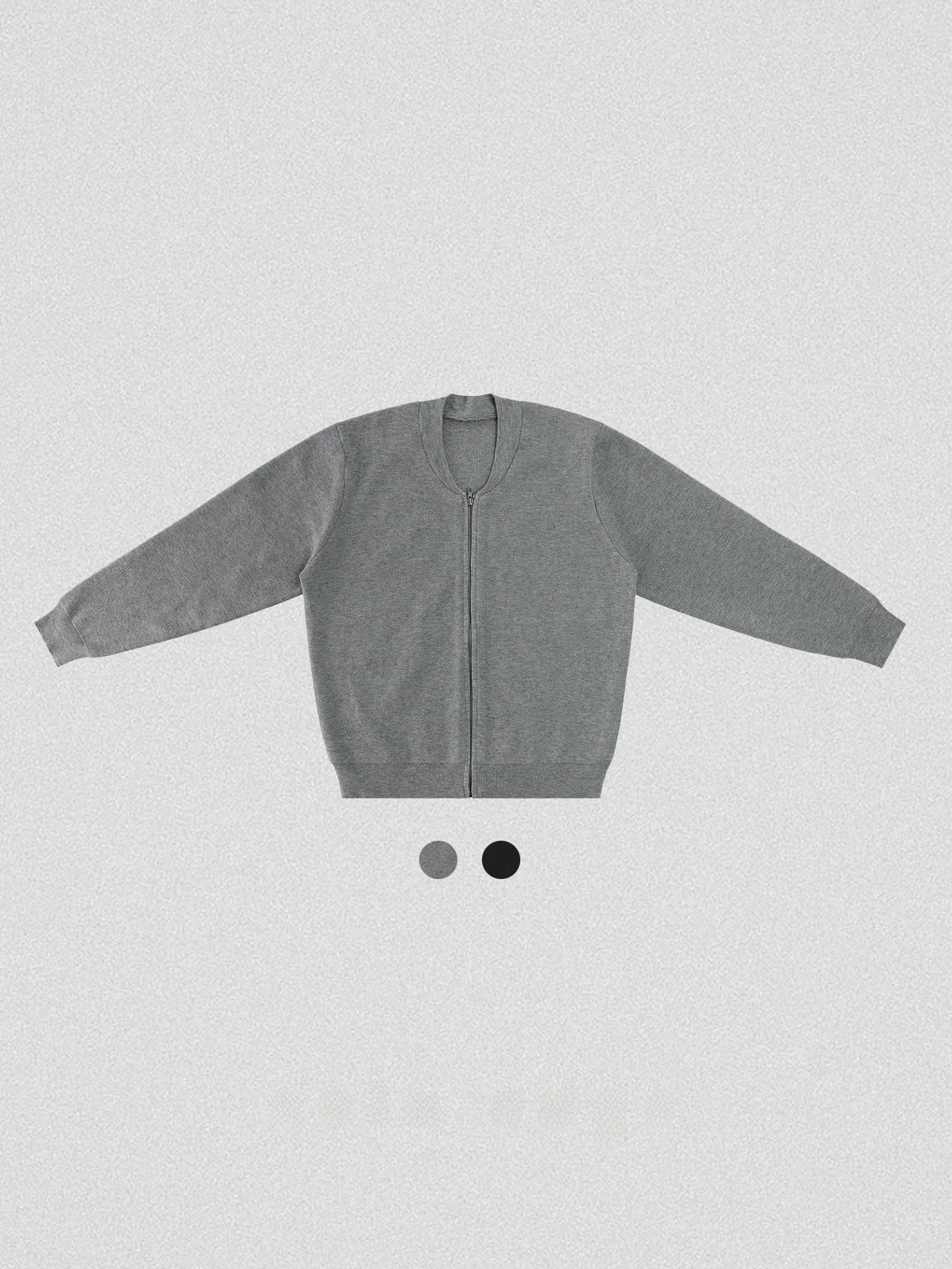 سترة نولو الأمريكية غير الرسمية بسحاب مفتوح Jaet سترة محبوكة جديدة للخريف للرجال متعددة الاستخدامات فضفاضة تناسب V-Ne... #1