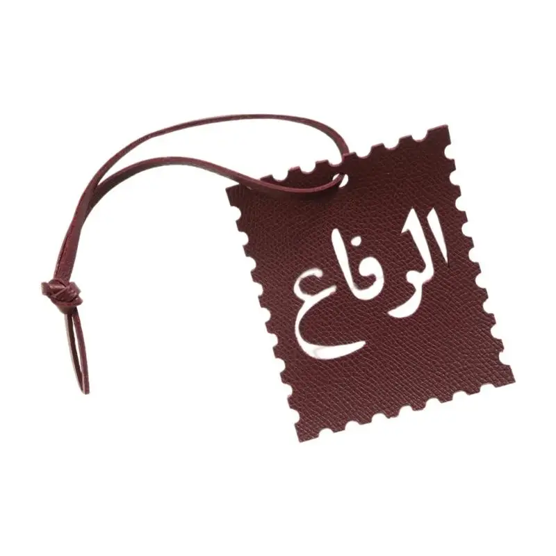A52E Practical PU Leather Keychain Pendant Featuring Sturdy Construction for Attachment to Keys Bags and Suitcases with Standard
