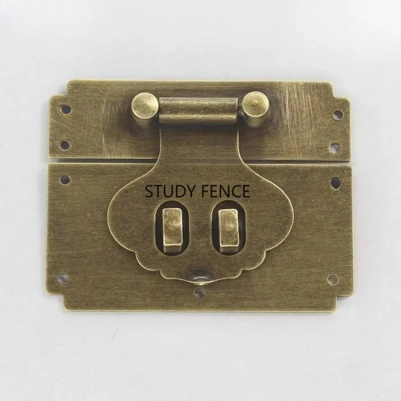 Household Metal Lock Old-fashioned Metal Clips Wooden Cases, Drawers, Furniture Handles Chinese-style Hardware Accessories