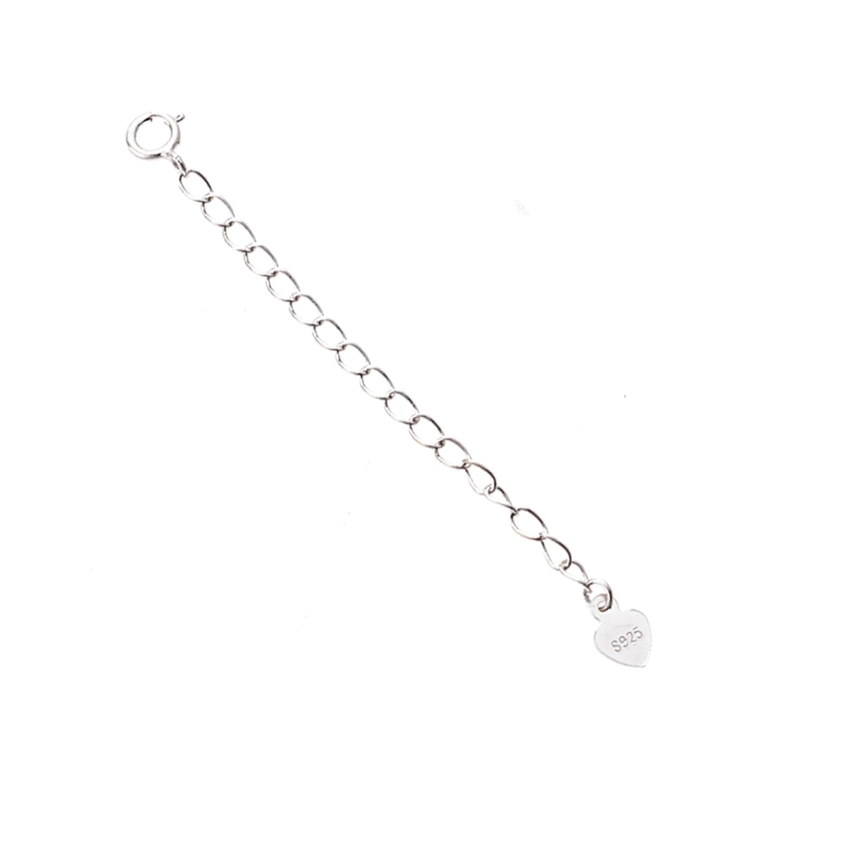 

2 Pcs Extender Chains for Extended Chains For Necklaces Necklaces Lengthening Jewelry Heart Clasp Neckace Extender Bracelets