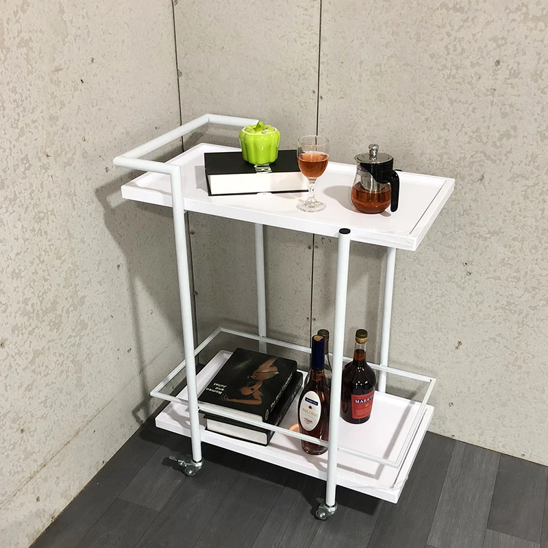 Hotel Food Trolley Cart Utility Bar Serving Restaurant Rolling Trolley Multi Use Functional Cabeceiras Kitchen Furniture