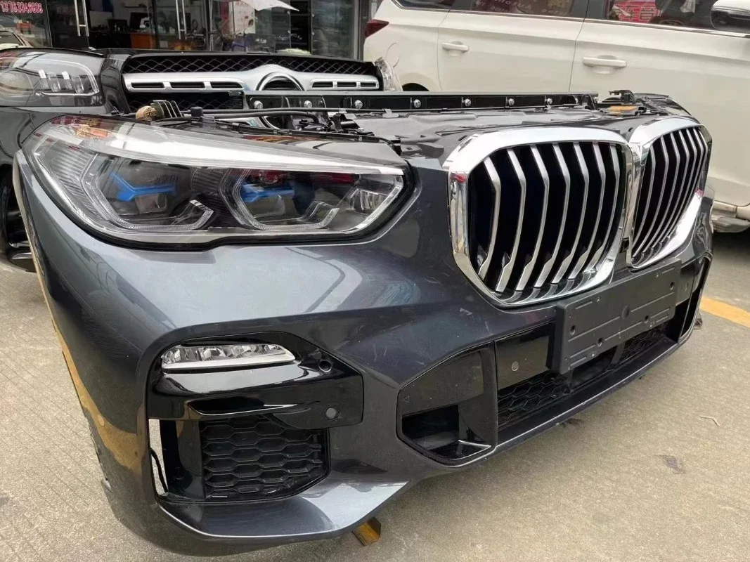 For 2019-2022 X5 G05 G18 Original Front Mouth Front Bumper Grille Headlight Water tank Hood Wing Front Nose Assembly