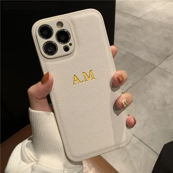 Personalized Phone Case For iPhone 1817 16 15 14 13 12 11 Pro Max Plus Air Luxury PU…