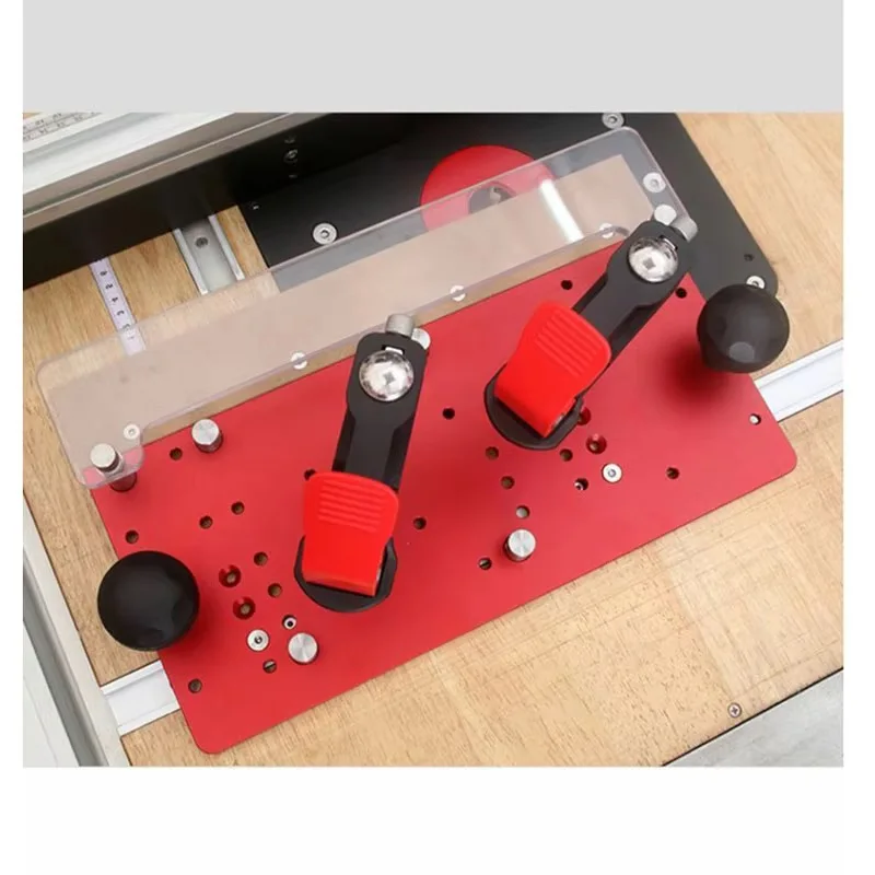 8844트리머 역방향 목재 밀링 전기 트리밍 조각 보안 푸시 블록 푸시 펜스 적합한 직각