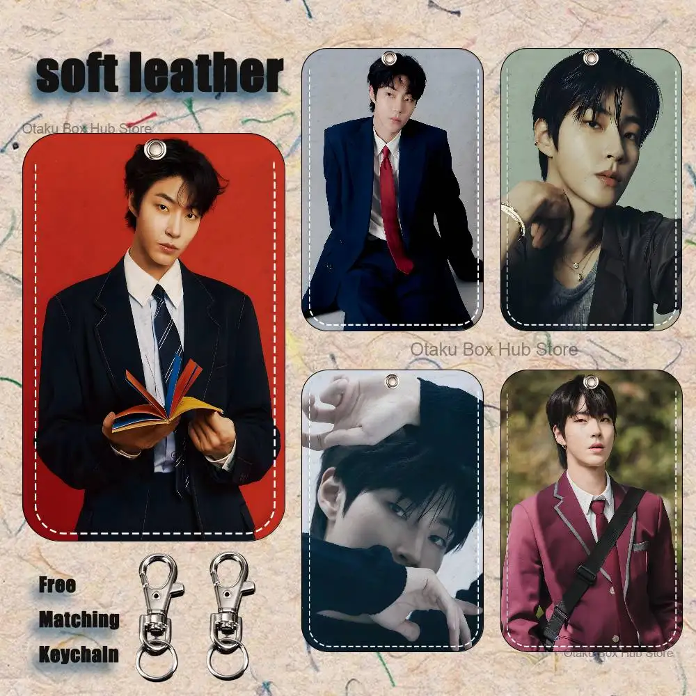 

H-Hwang in Y-Youp Holder Keychain For Bank Business Work Card Holder Student Card Protective Case Bus Card