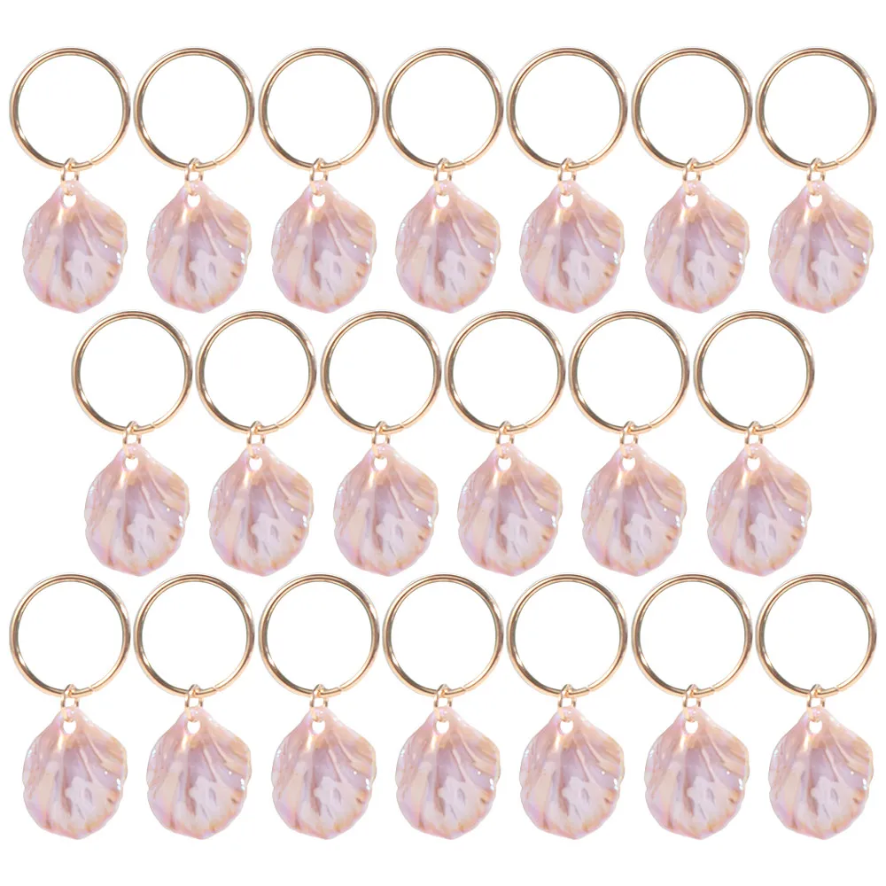 

20pcs Metal Cuff Clips Shell Hair Rings Set Hair Braiding Dirty Braids Dreadlocks Beads Adjustable Headwear Hair Braid Tubes