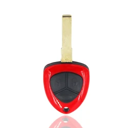 Okey Remote Car Key Shell Replacement Case Fob 3 Button  For Ferrari 458 Italia 2009-2014 F430 2005-2009