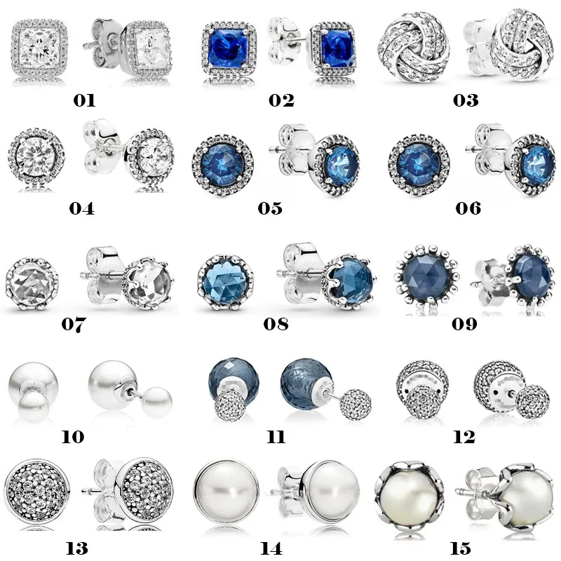 

Fashionable and Simple Women's Earrings Brass Material Diamond Jewelry 2024 New