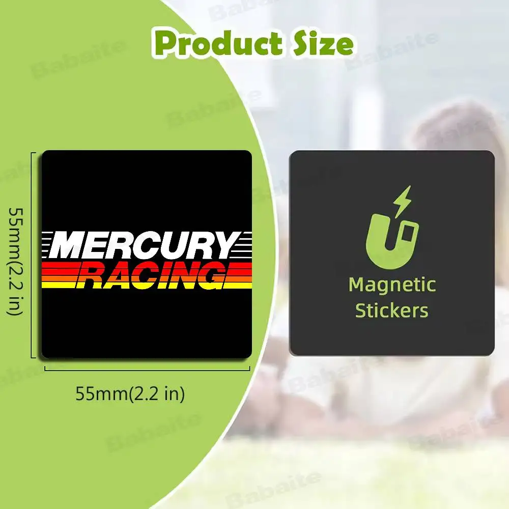Mercury Racing Car Pattern Refrigerator Magnets Personalized Photo Refrigerator Magnets High-end Refrigerator Photo Magnets