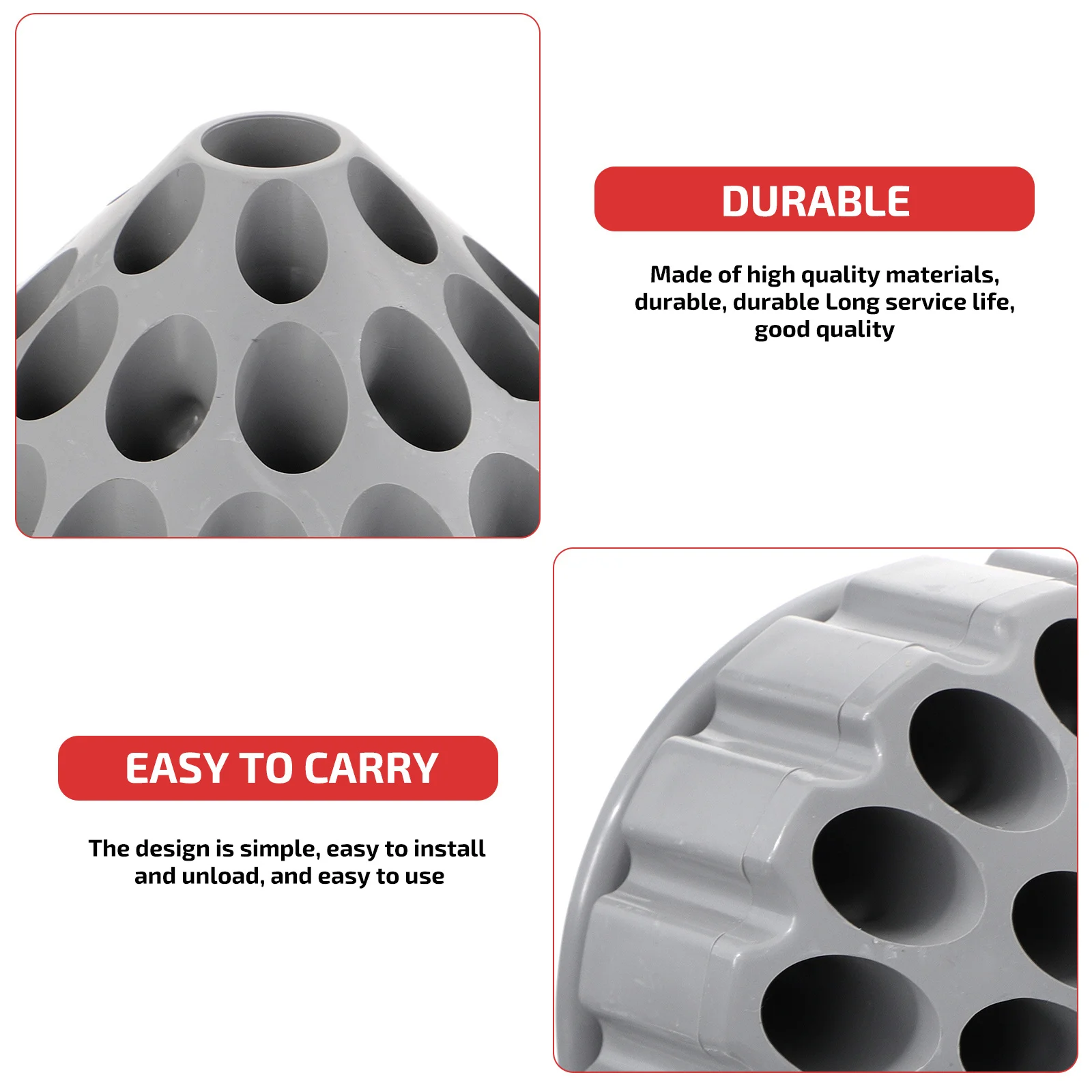 

1Pcs Drill Bits Storage Bin Rotatable Honeycomb Design Durable ABS Material Stable Organizer Practical Case for Grinding Tool