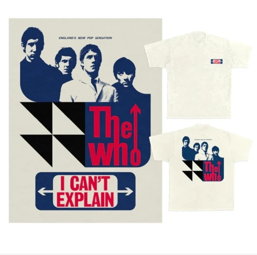 

THE WHO Легендарная рок-группа Performance Топ Хлопковая футболка унисекс Летний модный топ с короткими рукавами Повседневный ретро-бренд Ретро