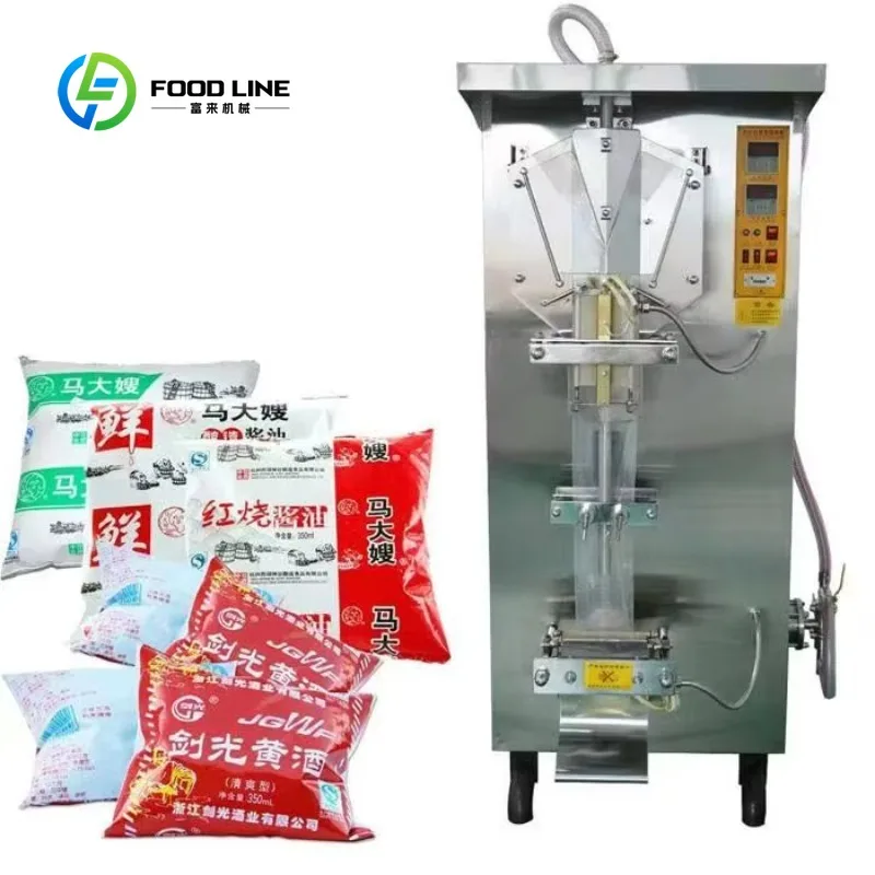 Customizable Automatic Paste Liquid Filling Machine for Sauce Ketchup Shampoo Pouch Sachet Bagging Sealing Plastic Packaging
