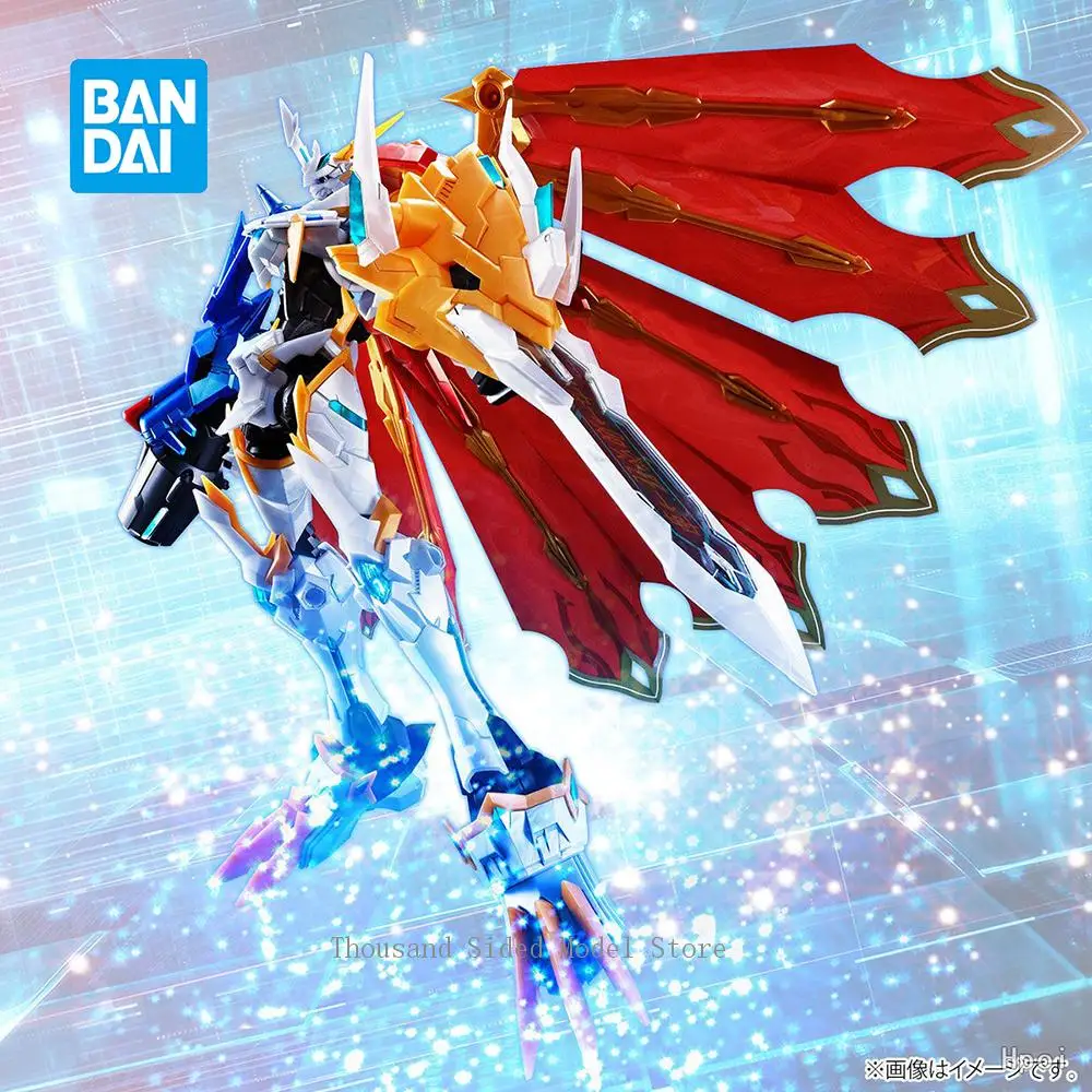 En Stock Original Bandai figura-rise estándar amplificado Digital Monster x-evolution Omegamon X juguetes de modelos de ensamblaje de Color limitado