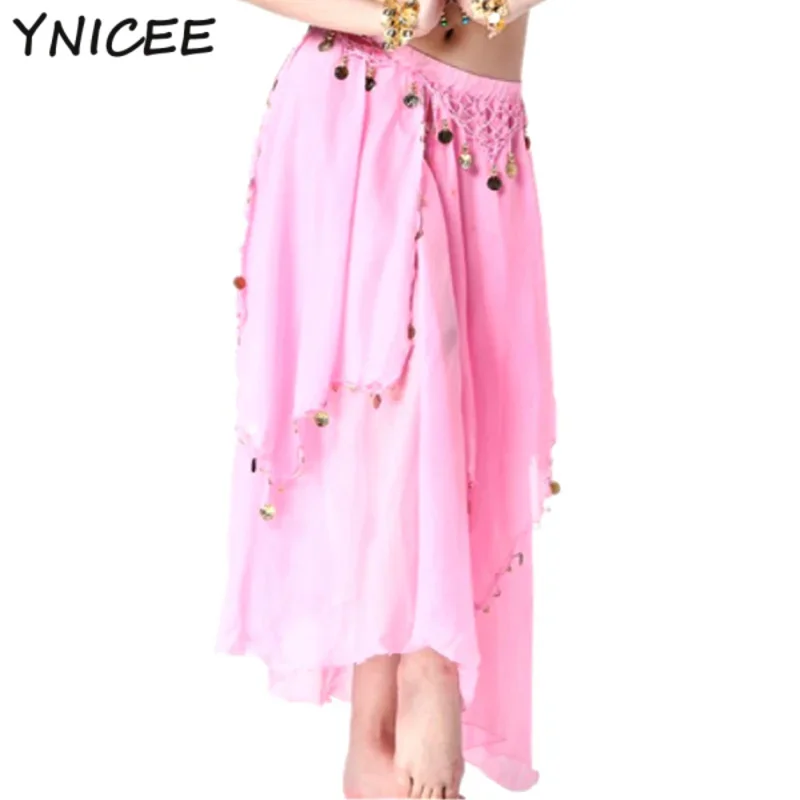 Adulto cigano chiffon dança do ventre saia traje mulher espanhol sexy dança flamenco oriental palco desempenho balanço vestido outfits