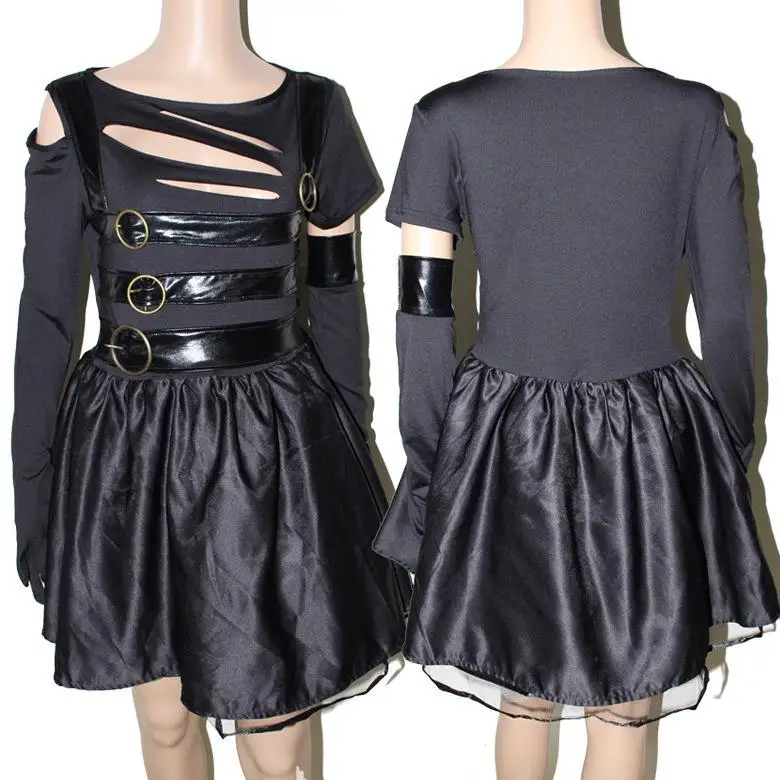 

loween Edward Scissorha Women's Costume Film Role Play Dance Performance Par Carnival Outfit Traditional Ethnic Wear