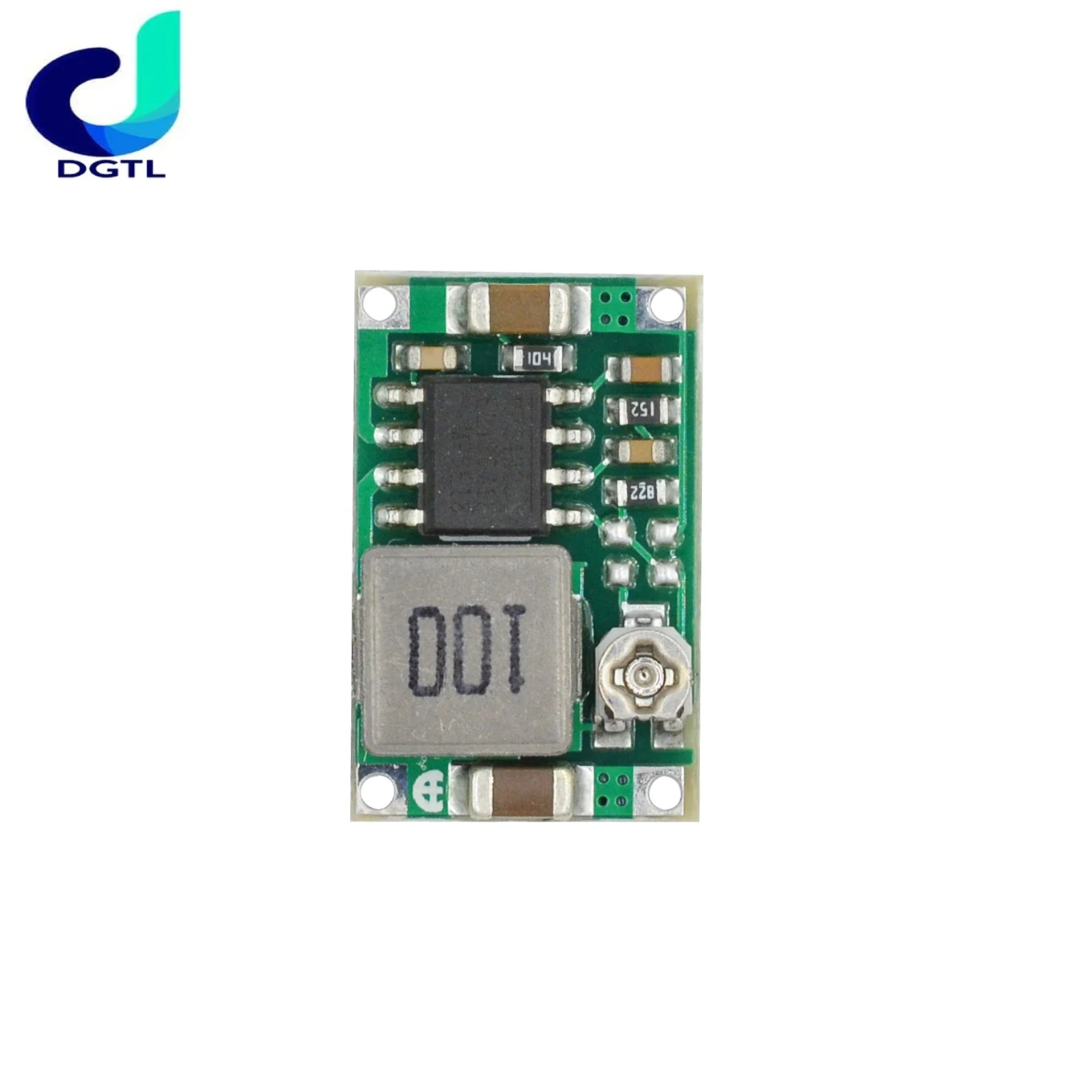 Mini 360-DC-DC HM Buck Converter, Módulo de Alimentação Step Down, 4.75-23V a 1-17V, 340KHz, Mini-360 Ultra-pequeno