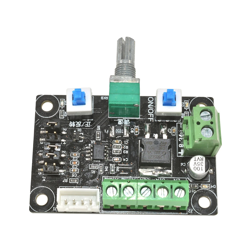 

DC 12V 24V Stepper Motor Pulse Signal Generator Module For Stepper Motor Driver Controller Speed Regulator 8~24V Speed module