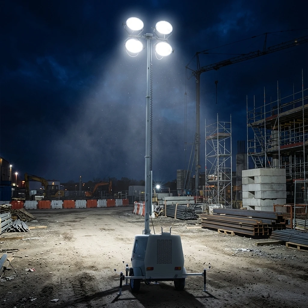 Generator Light Tower Low Failure Rate Integrated Power Lighting Equipment Easy Operation For Farm And Mining Night Working Jobs