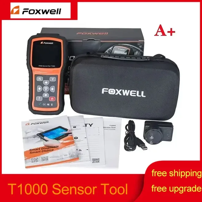 Foxwell T1000 TPMS Tool Magnet TPMS Sensor Programming Lifetime Free Updates Online Replace Foxwell NT1001 Car Diagnostic Tool