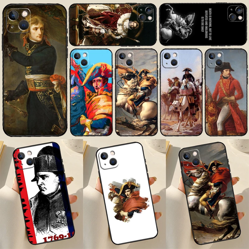 Napoleon Bonaparte Phone Case For iPhone 13 11 12 14 15 16 Pro Max Mini Plus X XS MAX XR Soft Cover