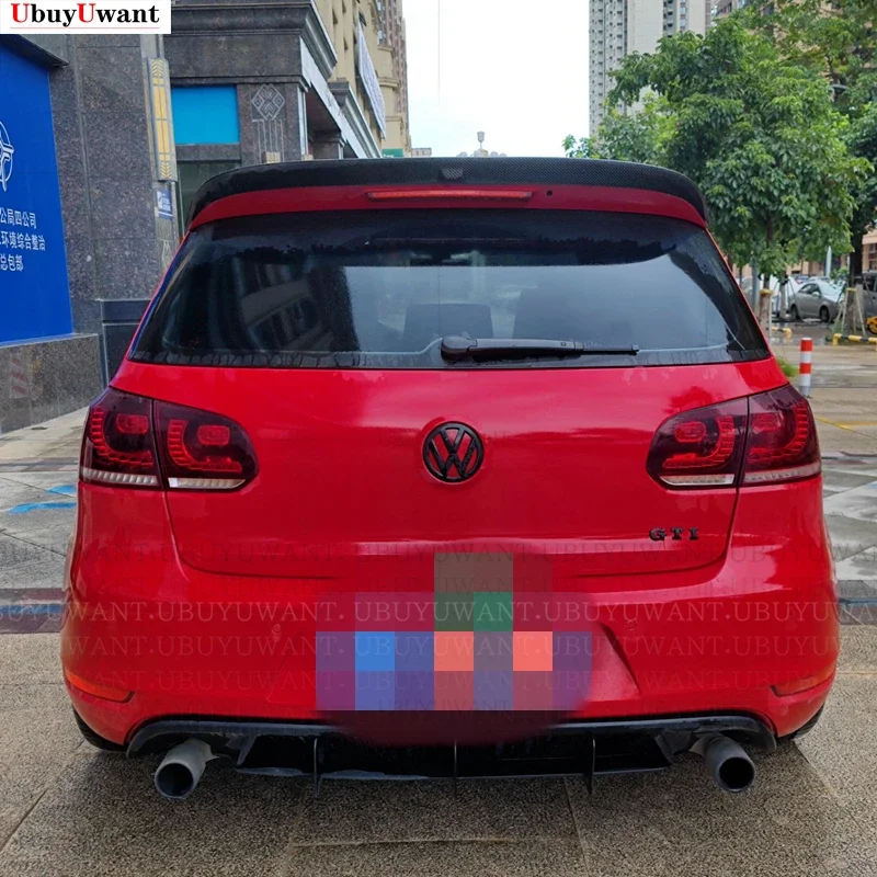 جناح صندوق خلفي من البلاستيك ABS ، جناح شفاه على طراز OSIR ، جولف VW m6 GTI & R k1.6