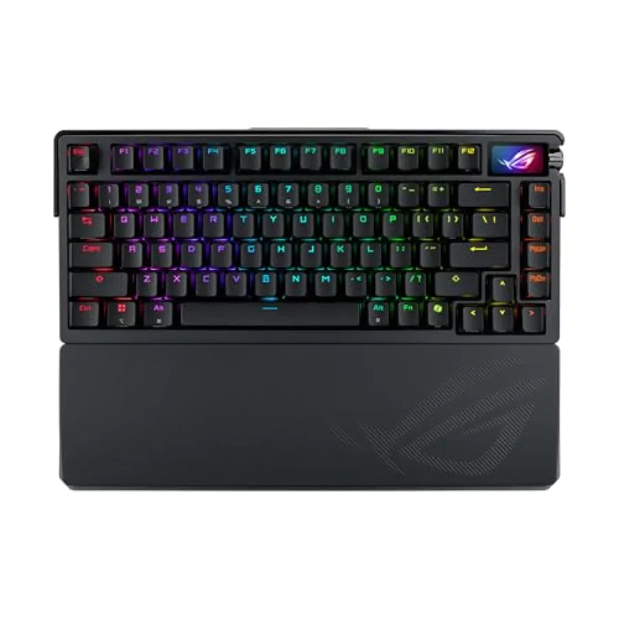 

ROG Azoth Extreme Wireless Mechanical Gaming Keyboard 75 TKL ROG NX Snow Linear Switches PBT Keycaps Aluminum Chassis Carbon Fi