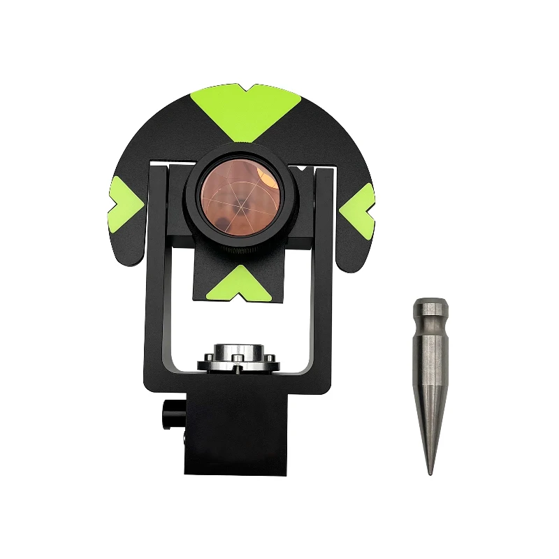 GMP101 Mini Prism Set with Bubble Target Plate +17.5mm Aluminum Body Compliant with GMP Standards