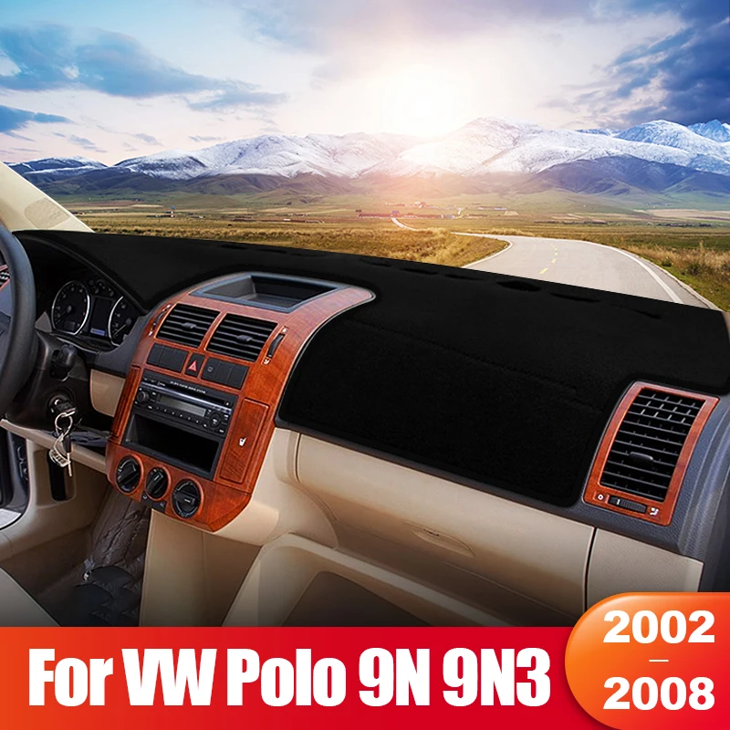 

For Volkswagen VW Polo 9N 9N3 2002 2003 2004 2005 2006 2007 2008 POLO MK4 Car Dashboard Sun Shade Cover Non-slip Pad Accessories