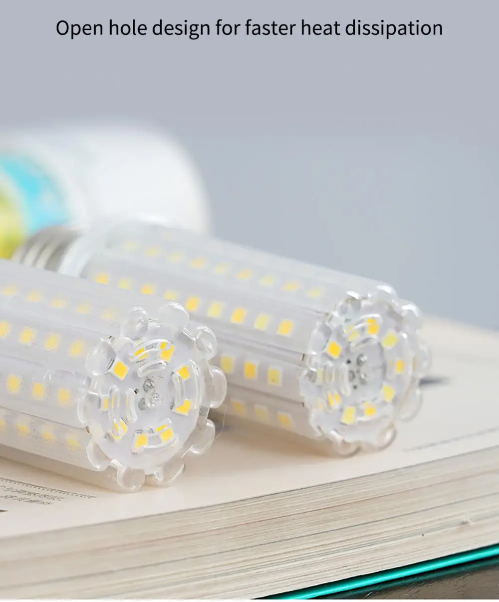 1pc LED Bulb Corn Lamp 110/220V LED Light 10W 20W 24W Bedroom Living Room Decorative Lighting Bulb Light 6000K White Light