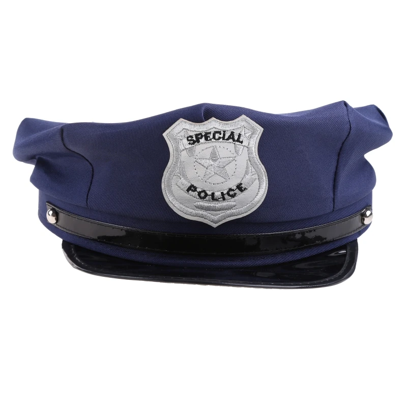 Cosplay for Police Hat Halloween Supplies Special for Police Props for Halloween Festival Children Kid Character