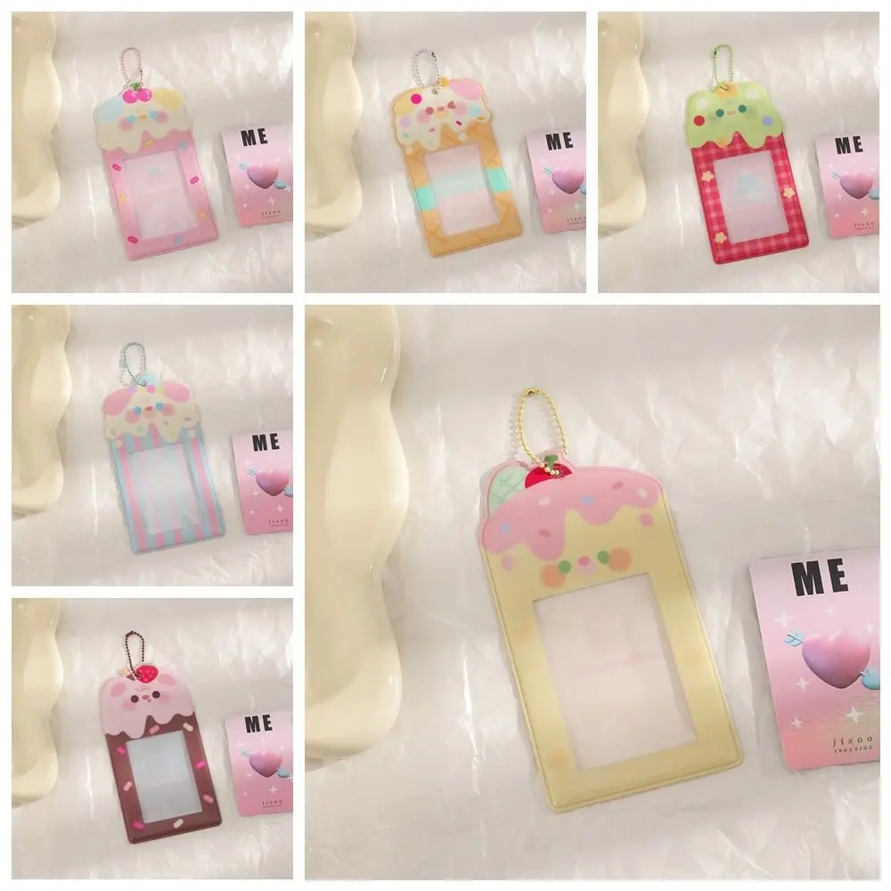 Kawaii Organiser's Card Card Holder PVC Cartoon Photo Card Case Card Display Pendant