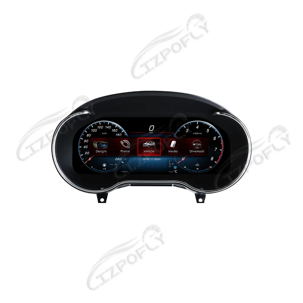 

Панель приборов для Mercedes-Benz GLC/C-Class 2016-2020: ЖК-спидометр, цифровая приборная панель, виртуальный кокпит, дисплей