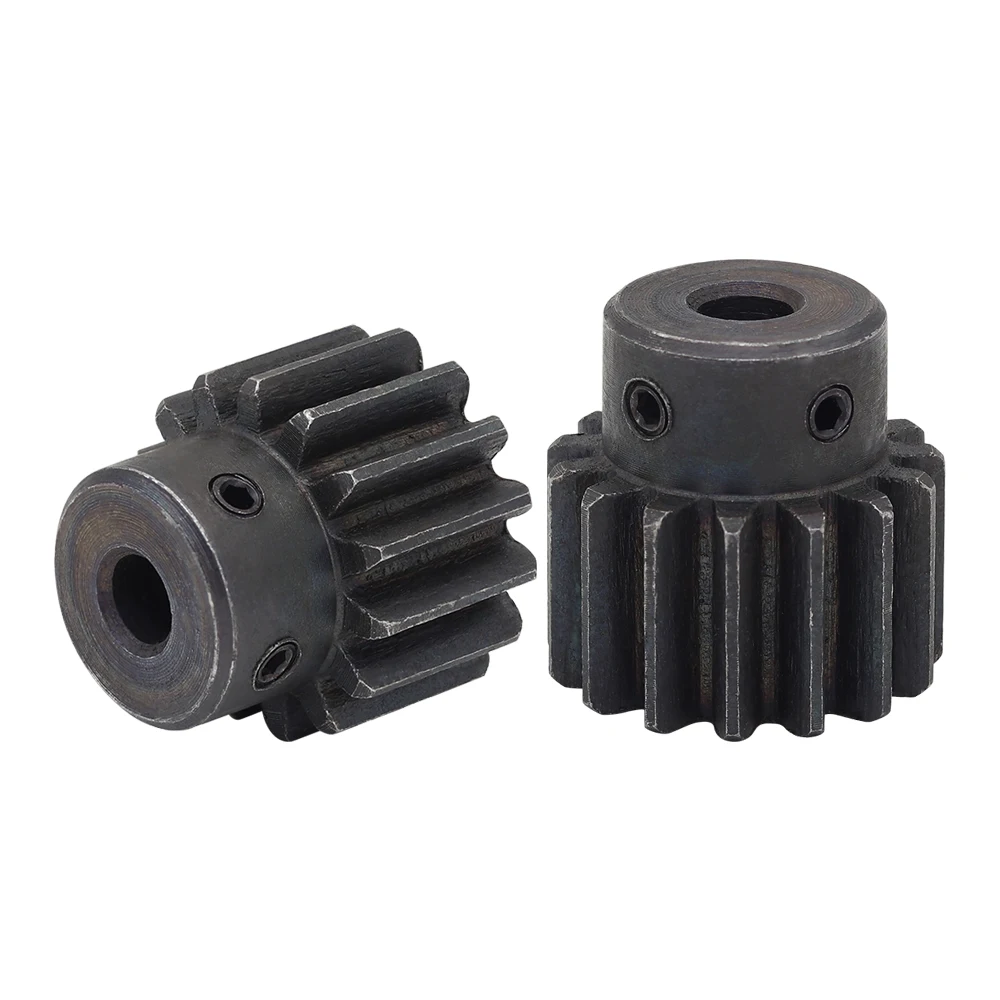 1 Piece 1.5M15T Spur Gear Bore 5/6/6.35/8/10/12 mm pinion gear Low Carbon Steel Material High Quality gear wheel for motor