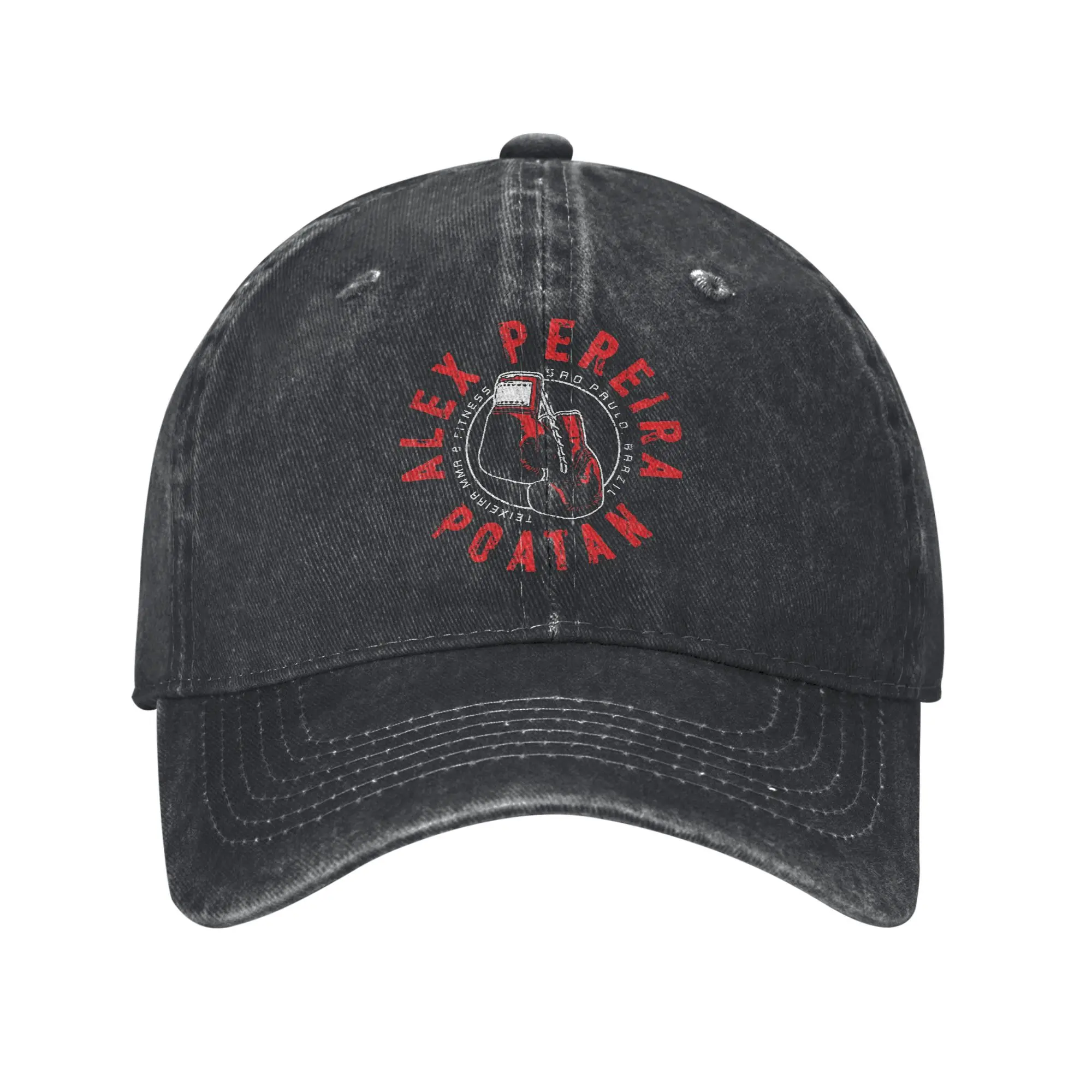 

Casual Alex Pereira Baseball Cap Men Women Distressed Cotton Snapback Cap Outdoor Activities Unstructured Soft Caps Hat